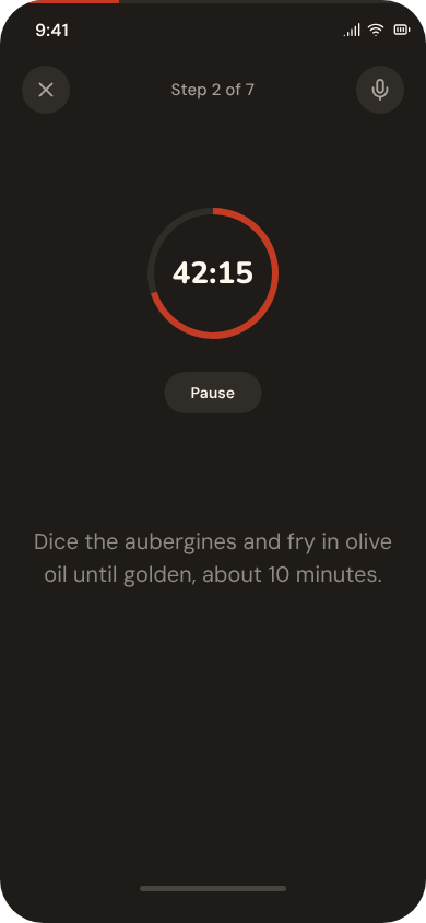 Lenti screen, Cook with timers